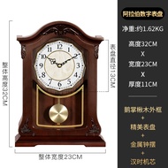 นาฬิกาตั้งโต๊ะสไตล์ยุโรป ทรงไม้แท้ ห้องนั่งเล่น บาร์ ตกแต่งบ้าน โมเดิร์น สร้างสรรค์ นาฬิกาตั้งโต๊ะ H