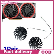 DIBO Video Card Fan For MSI GeForce RTX 3070 3060 3060Ti VENTUS 2X OC 95MM PLD10010S12HH RTX3060 RTX