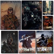 Escape From Tarkov Shooting Game Poster Print For Home Wall Decoration,No Frame Canvas Painting Gift
