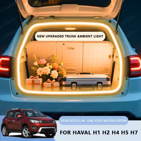 FOR HAVAL H1 H2 H4 H5 H7 Trunk Light Modification Light Atmosphere Lights White Warm White Rear Trun