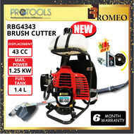ROMEO RBG4343 43CC / RBG3300 33CC KNAPSACK BRUSH CUTTER | 2-STROKE | 1.25kW | MESIN RUMPUT