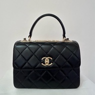 CHANEL黑羊皮Trendy CC二用