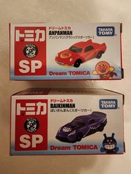 全新日版Dream Tomica SP Anpanman會場限定2024Takara Tomy Tomica 麵包超人車 一set兩架