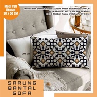 Thick canvas baby sofa cushion cover with print motif 30x50 cm 40x40 cm c