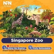 [Singapore Zoo] Admission + Tram Ride Open Dated Ticket E-ticket/Singapore Attraction/One Day Pass/E