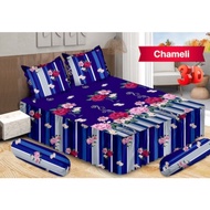 BED SHEET TASSEL BED SHEET BONITA LUXURY 3D DISPERSE RAMPLE/ - CHAMELI