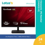 Viewsonic 24" IPS 100Hz Refresh Rate Monitor (VA2432-H)
