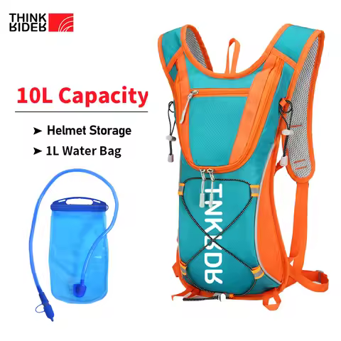 ThinkRider 10L Lightweight Hydration Backpack, Running Backpack with 1L Water Bladder, Hydro Water D