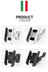 Gia gan DT Giá đỡ điện thoại cho môtô và xe máy hộp kim gắn chân gương XOAY 360 ( giá 1 cái)