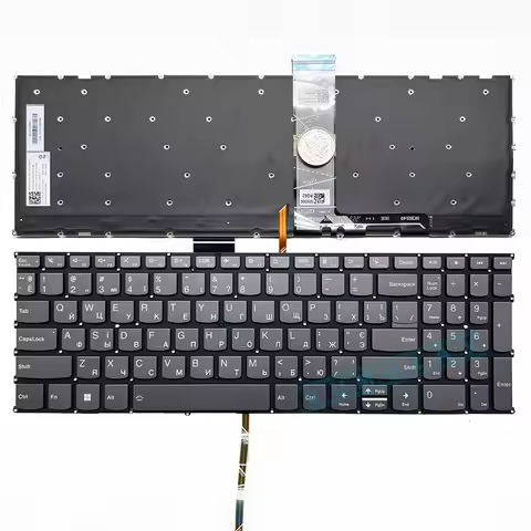 Russian/Ukrainian Backlit Keyboard for Lenovo ThinkBook 15 G2, 15 G3, 15 G4, 15P G2 ITH 21B1,Yoga 7-