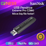 [ USB PENDRIVE CZ880 USB3.2 ] SANDISK EXTREME PRO CZ880 MAXIMUN PERFORMANCE USB3.2 FLASH DRIVE- 128G