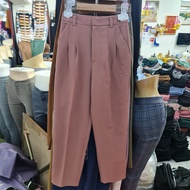 🌈spinnyhouse🌈 กางเกง7ส่วน กางเกงทรงบอยเอวสูง ‼️ผ้าไอวี่หรือเปเป้‼️ ตะขอหน้า มีกระเป๋า กางเกงไอวี่ ไอ