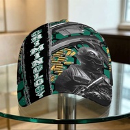 Custom Full Color Printed Baseball Polyester CZ Shadow 2 Tactical Soldier Ammo Belt Green Black Camo