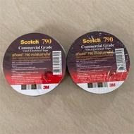 3M เทปพันสายไฟ 3M Scotch 790 ขนาด 3/4 ยาว 20 เมตร ยาวพิเศษ หนา ไม่เหนียวเยิ้ม