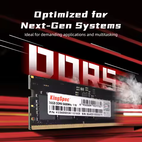 KingSpec Memory Module 16GB 32GB 8GB DDR5 Ram 4800MHz 5600MHz SODIMM 1.1V CL40 CL46 for Laptop ECC M