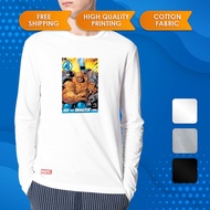 Baju Premium Comic M@rvel Fantastic 4 Long Sleeve T Shirt Tee T-Shirt Shirts Cotton Print Fashion Pa