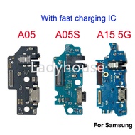 1-5pcs Charging Board For Samsung Galaxy A05 A05S A15 5G Fast Charging Port Board With IC  USB Charg