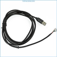 VIVI Soft Durable Mouse Line Mouse Cable Wire Braided Umbrella Rope for G600