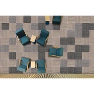 Linear Design Office Carpet Flooring - 50CM x 50CM Carpet Tiles - Squares Rug (Commercial Carpet Til
