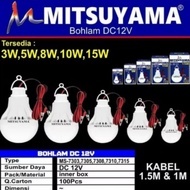 CAHAYA DC battery lamp Cable length 1.5M Mitsuyama 3w 5w 8w 10w 15w White Light MS-7303DC MS-7305DC 