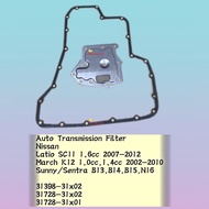 AUTO FILTER 31398-31X02 NISSAN LATIO, MARCH K12,LIVINA 1.6CC, SENTRA N16, AD RESORT 31728-31X01 AUTO