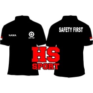 First SAFETY POLOSHIRT - POLO FIRST SAFETY Shirt FREE NAME - FIRST SAFETY COLLAR SHIRT