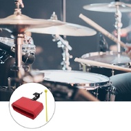 5/6 Inch Plastic Jam Block Percussion Instrument Red/BlueMusic Cowbell Block for Band Teaching