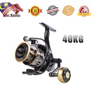 Fishing Reel Mesin Pancing Max Drag 40KG 1000-7000 Coil Spinning Reel Fishing Double Spool High Speed Gear Reel