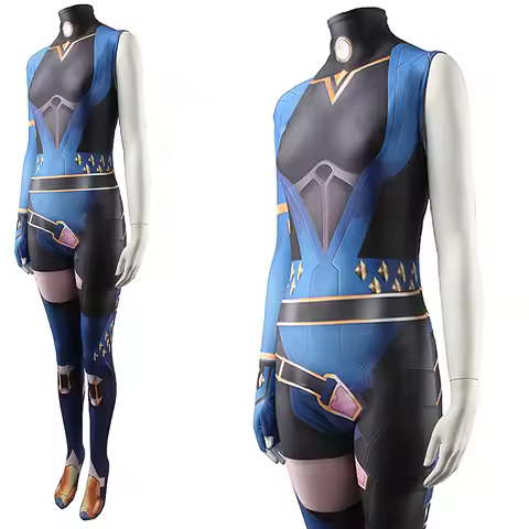 Cosplay Costume Disfraz Reyna Valorant Jumpsuit Disguise Halloween Carnival Party Clothing