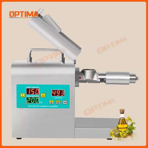 Cooking Oil Pressing Machine Optima Rg-312 Seller High Quality for Extraction from Sunflower Sesame 