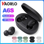 VAORLO A6S TWS Bluetooth 5.0 Earphone With Mic Wireless Handsfree Headphone Music Noise Cancelling In Ear Earbuds Compatible With Xiaomi Samsung iphone Huawei Oppo ViVo Mobile Phone/Laptop