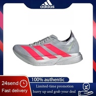Adidas Adizero Adios Pro 4 Sneakers Low Cut Runnig Shoes Unisex Silver Pink
