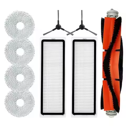 ABWM-For Xiaomi Robot Vacuum Cleaner Parts- Main Side Brush Filter Mop Replacement For S20+ S10 Plus