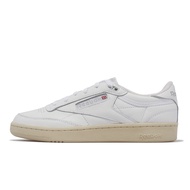 Reebok Casual Shoes Club C 85 Vintage White Cream Sole Retro Distressed Men's [ACS] 100033001