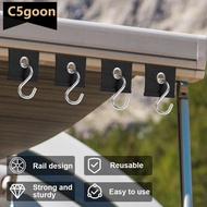 C5GOON 1/6/8/10/12Pcs RV Camping Awning Hooks for 5/6mm-7/8mm Pipe Eyelet Hangers Camper Trailer Can