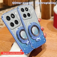 For Moto G56 Case Fashionable Frosted Silicone Soft Dustproof Bracket Adsorb For Motorola Moto G56 B