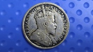 1905年 香港愛德華七世半圓銀幣