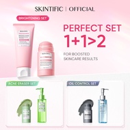 <2pcs Skincare Set>SKINTIFIC Brightening,Acne treatment,Oil control,Niacinamide Bright Boost Mask,Pa