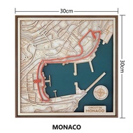 United Arkyure Shanghai Tie Silver Stone Relief Painting Track Map Monacomon 1 Week Stacking Cart 20
