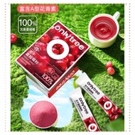 onlytree 凍乾蔓越莓粉高濃縮無添加蔗糖果蔬粉呵護女性健康沖飲品凍干蔓越莓粉