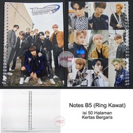 Notes B5 iVE NCT Kep1er Stray Kids Kpop Unofficial Notebook