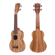 ammoon  21 Inch Soprano Ukulele Ukelele Zebrawood String Instrument Musical Gift for Beginners