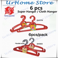 TWINS DOLPHIN High Quality Clothes Hanger / Cloth Hanger / Laundry Hanger / Penyankut Baju / Jeans H
