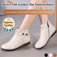 FC3 Vintage Soft Leather Short Boots