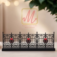 [MarLey's] Christmas Village Accessory Plastic Fence Miniature Fence
