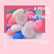 necklace / Pearl chain necklace 14k Gold chain Pearl necklace 14k Gold plated chain Pearl necklace