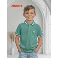 (Liuqiming888) Kid's 02248 Premium Quality Cotton Polo Shirt Unisex Boys Girls