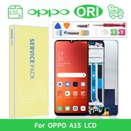 For Oppo A15 / A15S / A16K CPH2179 LCD Display Screen Touch Screen Digitizer Replacement with Frame