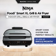 Ninja Foodi Smart XL Grill & Air Fryer with Digital Probe Indoor Ninja Grill with Air Fry Roast Bake