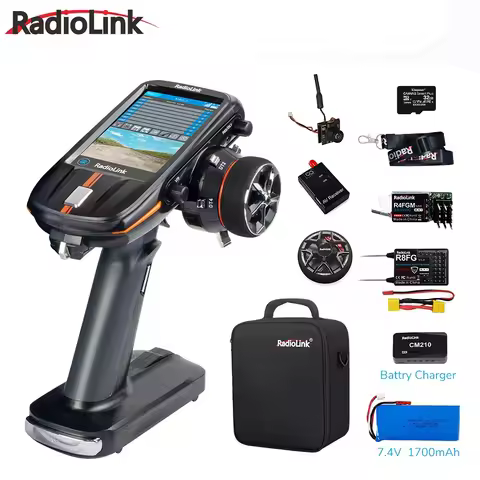 Radiolink New Arrival RC8X 2.4G 8 Channels Radio Transmitter, 4.3inch Full Color LCD Touch Screen, 2